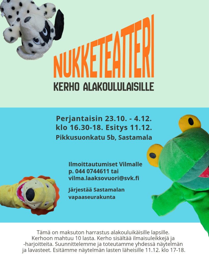 Tämä on maksuton harrastus alakouluikäisille lapsille. Kerhoon mahtuu 10 la_20260929_090250_0000